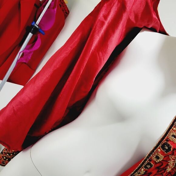 Handsewn Vintage Silk Glass Beaded / Sequin Jacket - Picture 8 of 13